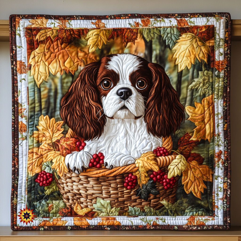 Cocker Spaniel Autumn WX0911009CL Quilt