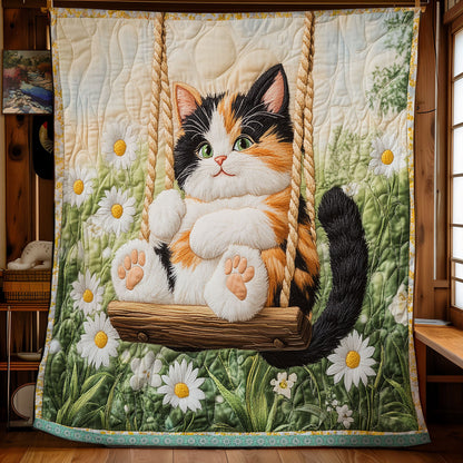 Cat Playing WX1212005CL Quilt