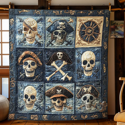 Pirate Skull Voyage WN1212038CL Quilt