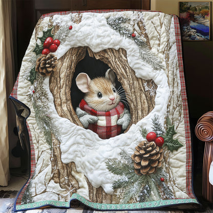 Small Woodland Mouse WX1312046CL Quilt