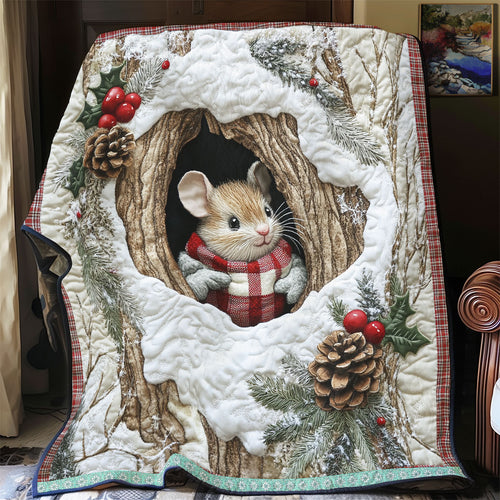 Small Woodland Mouse WX1312046CL Quilt