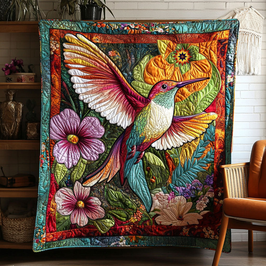 Color Hummingbird WX0711012CL Quilt