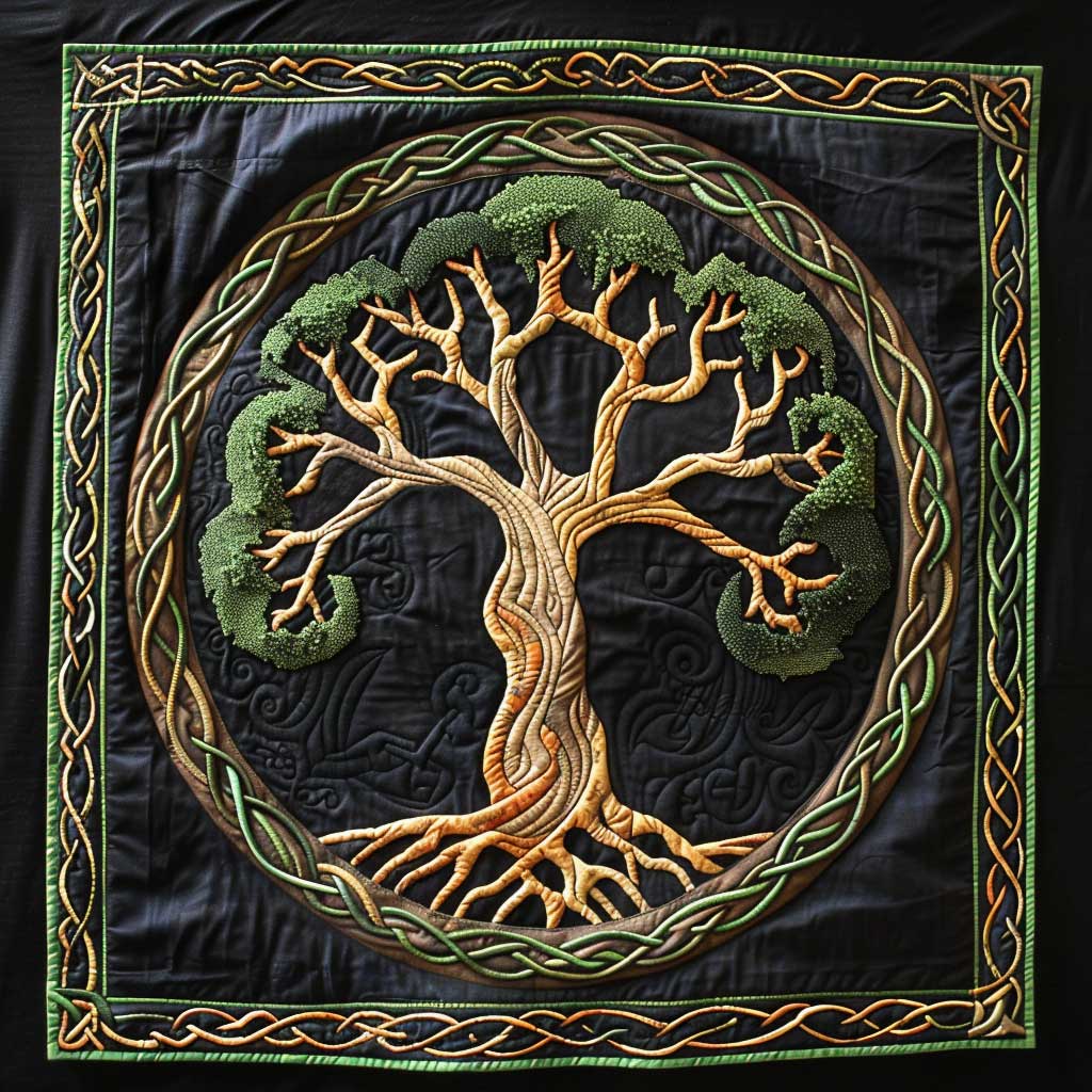 Celtic Spirit Tree XR0409019CL Quilt