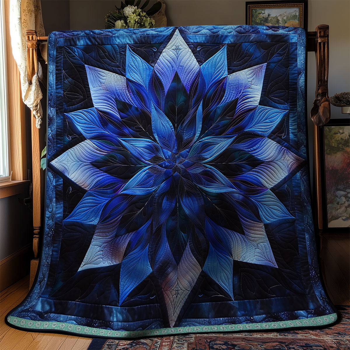 Celestial Blue Harmony WN1319048CL Quilt