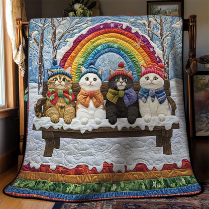 Cats Under The Rainbow WN2512030CL Quilt