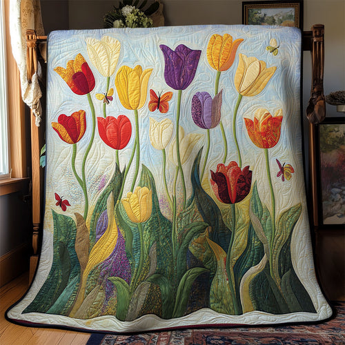 Colorful Tulip WY1502033CL Quilt