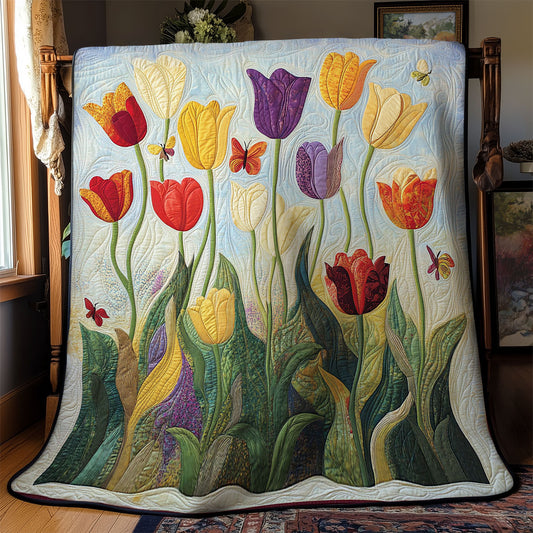 Colorful Tulip WY1502033CL Quilt