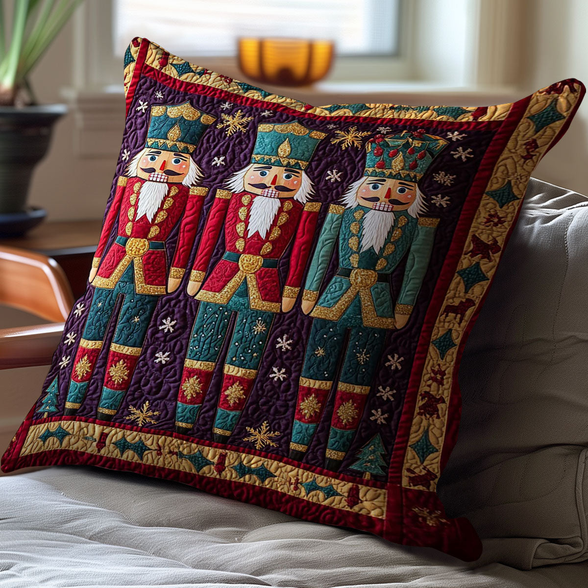 Nutcracker WJ3009035CL Quilt Pillow Case