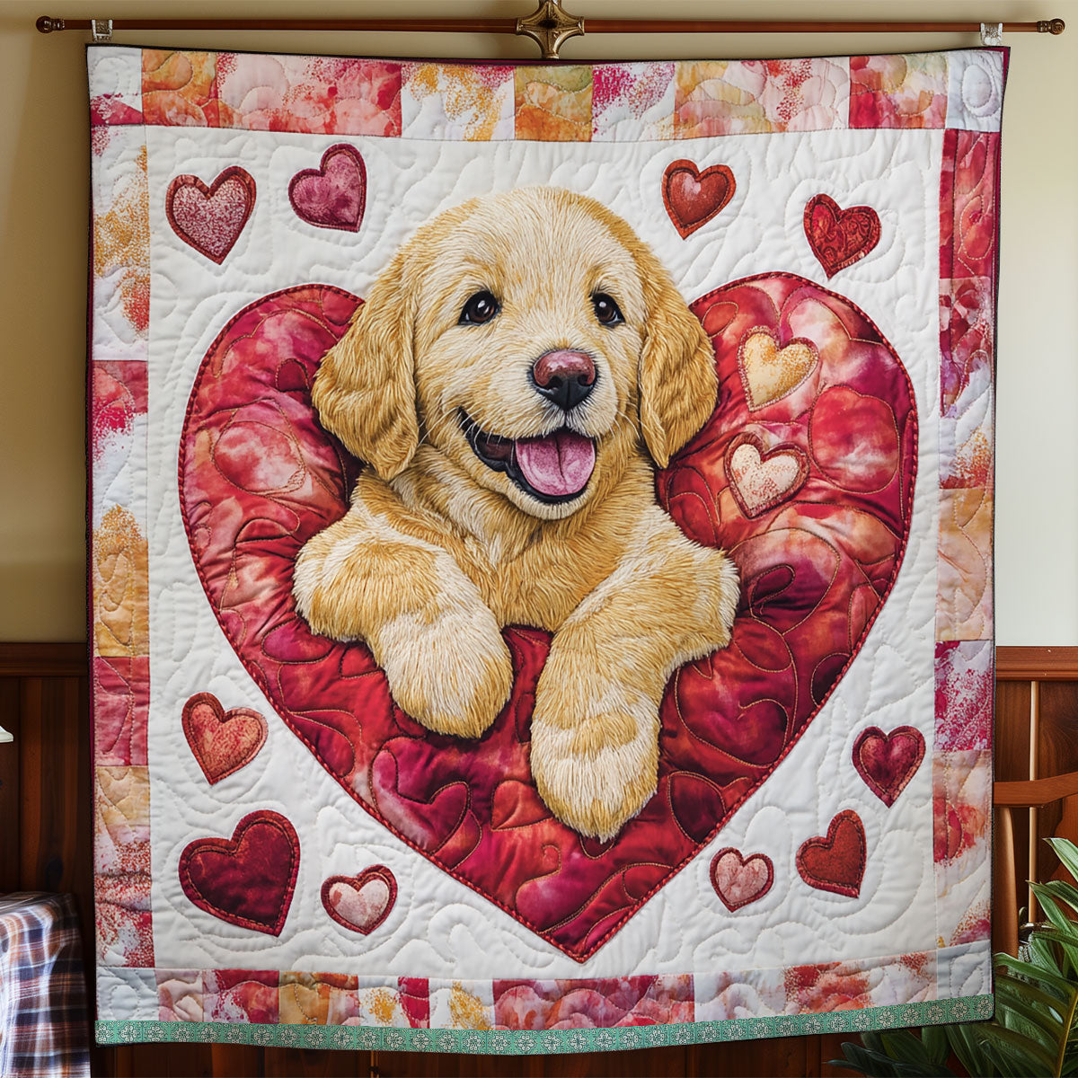 Golden Valentine WX1312025CL Quilt