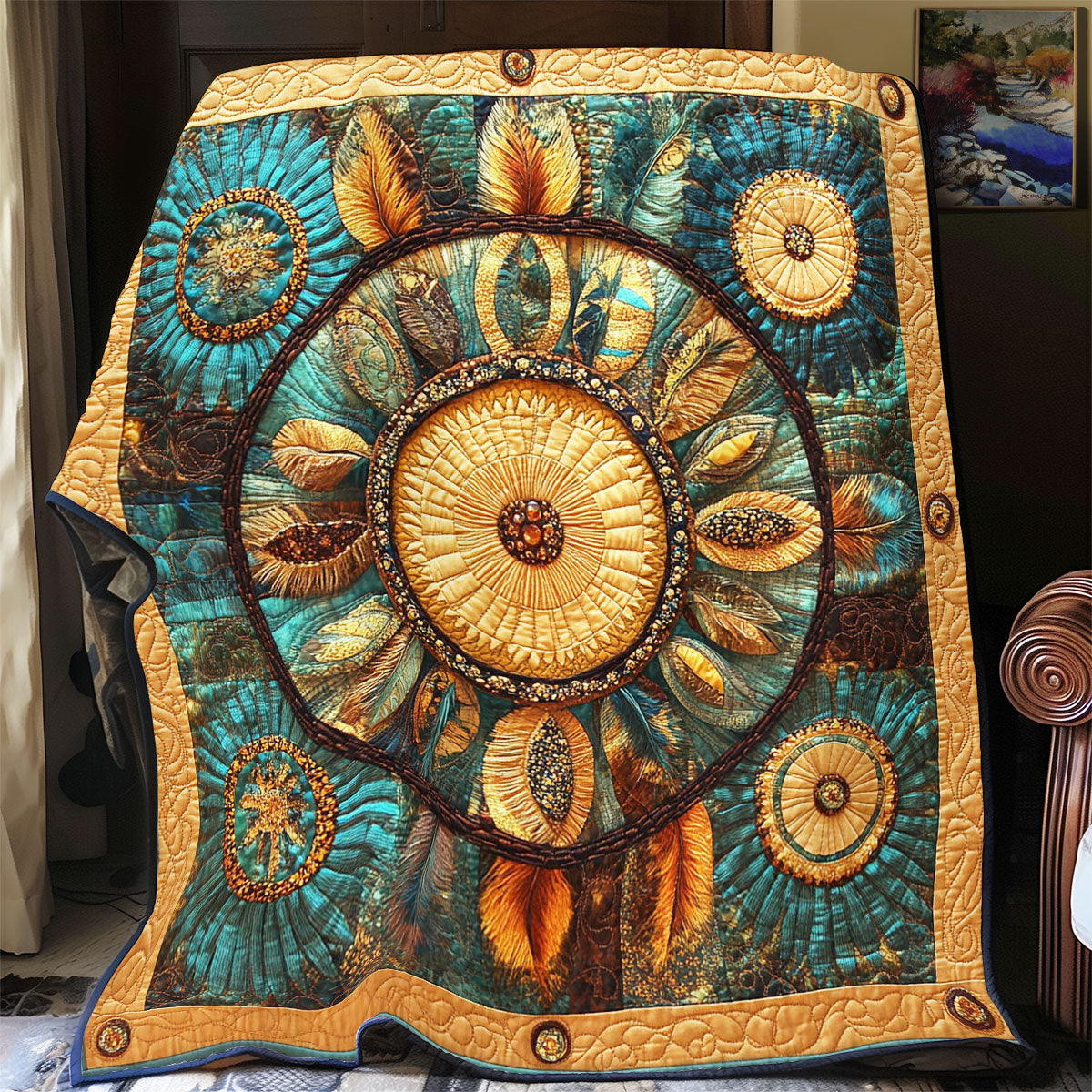 Mystic Circle WY1002109CL Quilt