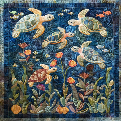 Sea Turtle WJ1909017CL Quilt