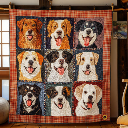 Abstract Dog WY0911005CL Quilt