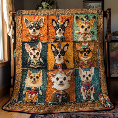 Tribal Chihuahua WN0411011CL Quilt