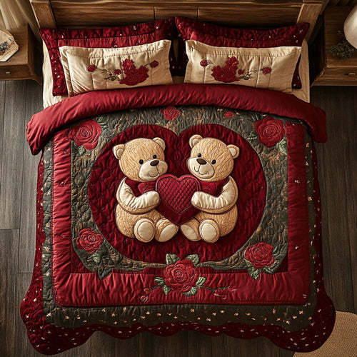 Teddy Bear Valentine WX0601080CL Duvet Cover Set