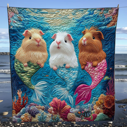 Mermaid Guinea Pig WY0512029CL Quilt