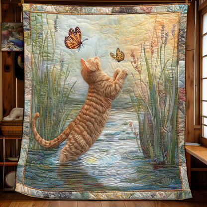 Playful Cat XB0703040CL Quilt