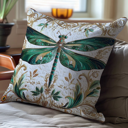 Green Dragonfly WY0412089CL Quilt Pillow Case