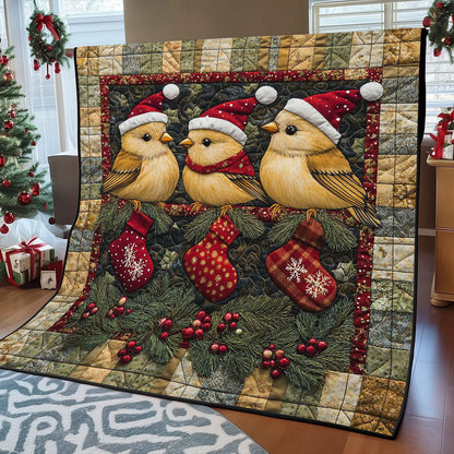 Christmas Bird WJ1308037CL Quilt