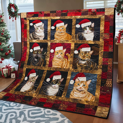 Christmas Cat WJ1608003CL Quilt