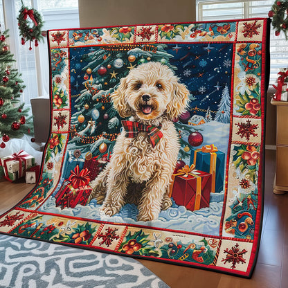 Christmas Dog WJ0609001CL Quilt