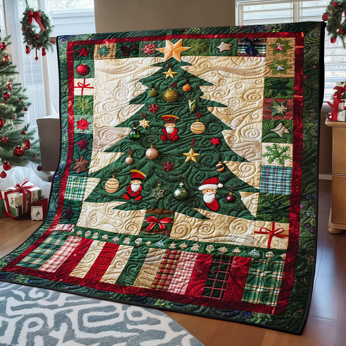 Christmas Tree WJ1009007CL Quilt