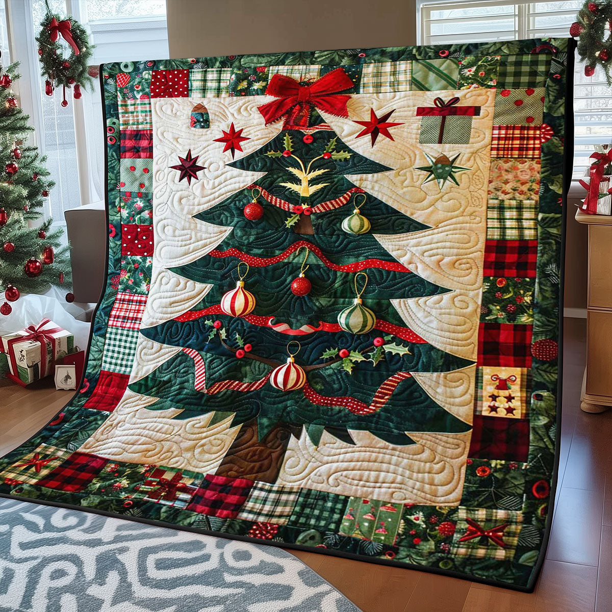 Christmas Tree WJ1009008CL Quilt