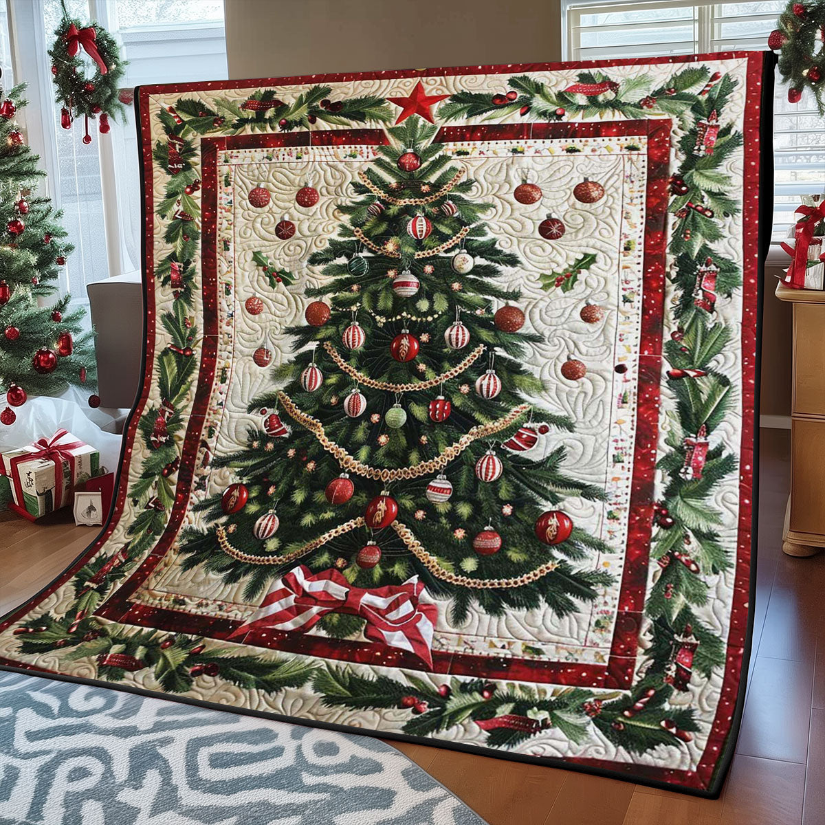 Christmas Tree WJ3008006CL Quilt