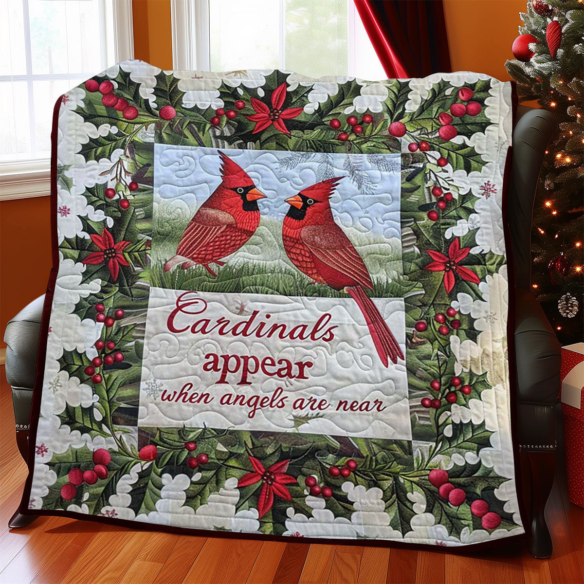 Angel Cardinal WJ3008001CL Quilt