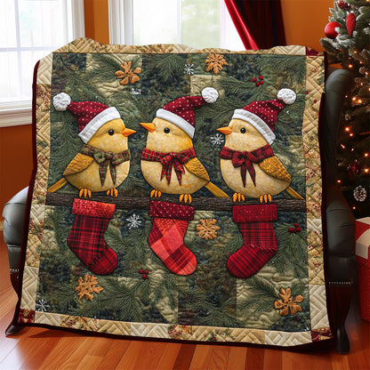 Christmas Bird WJ2408005CL Quilt