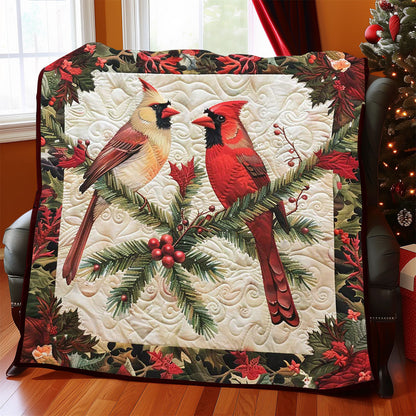 Christmas Cardinal WJ1908007CL Quilt