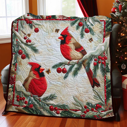 Christmas Cardinal WJ2008013CL Quilt