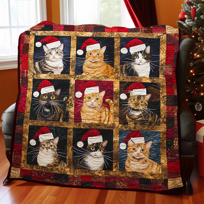 Christmas Cat WJ1608003CL Quilt