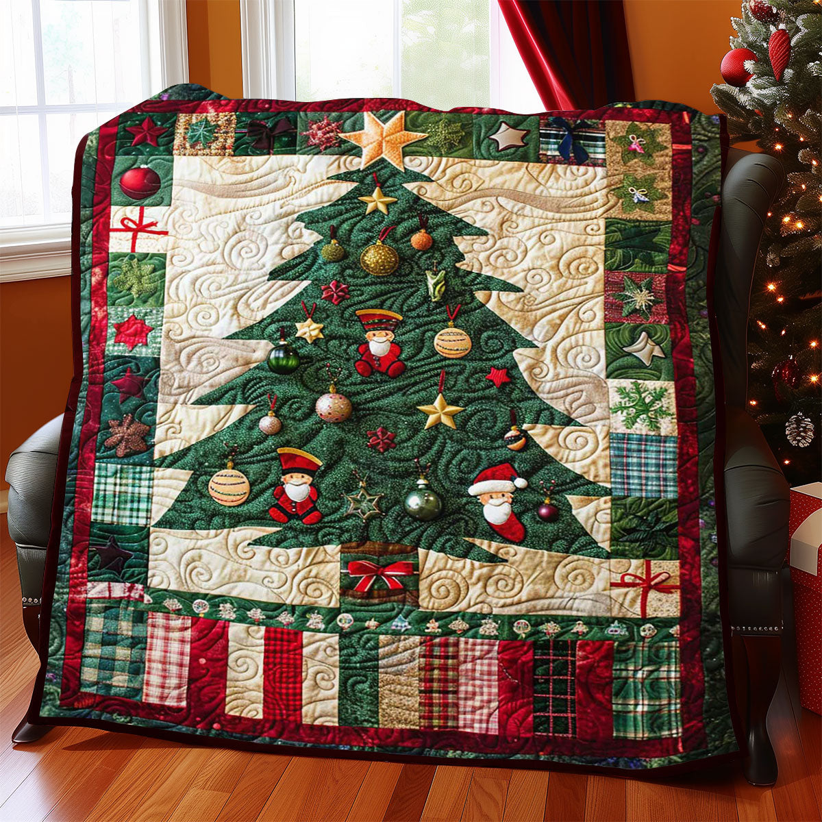 Christmas Tree WJ1009007CL Quilt