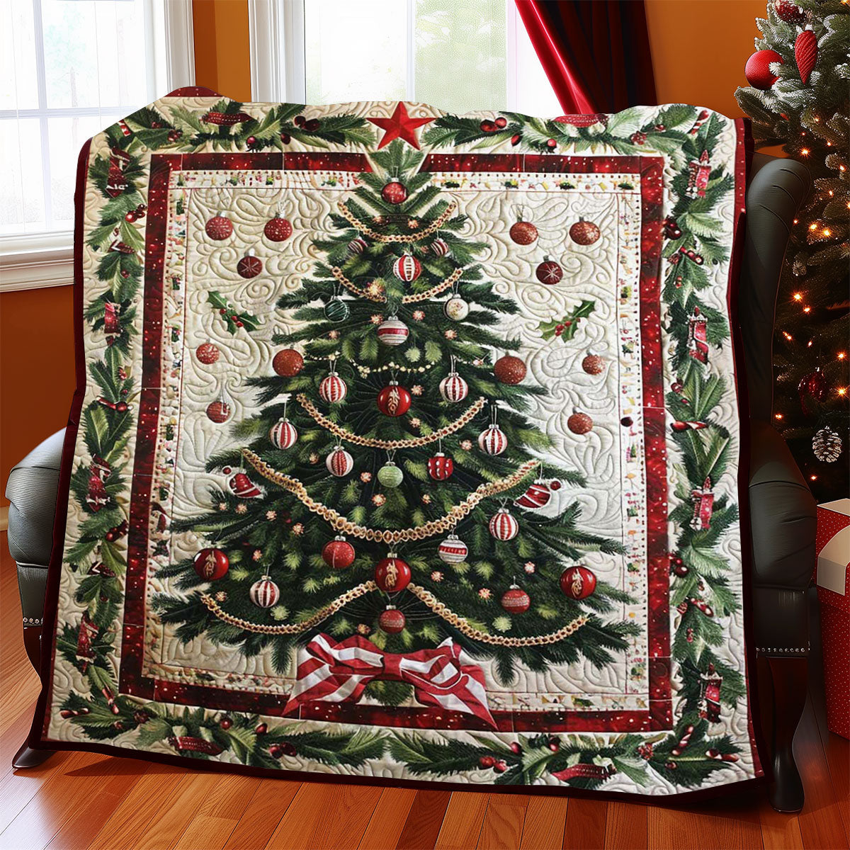 Christmas Tree WJ3008006CL Quilt