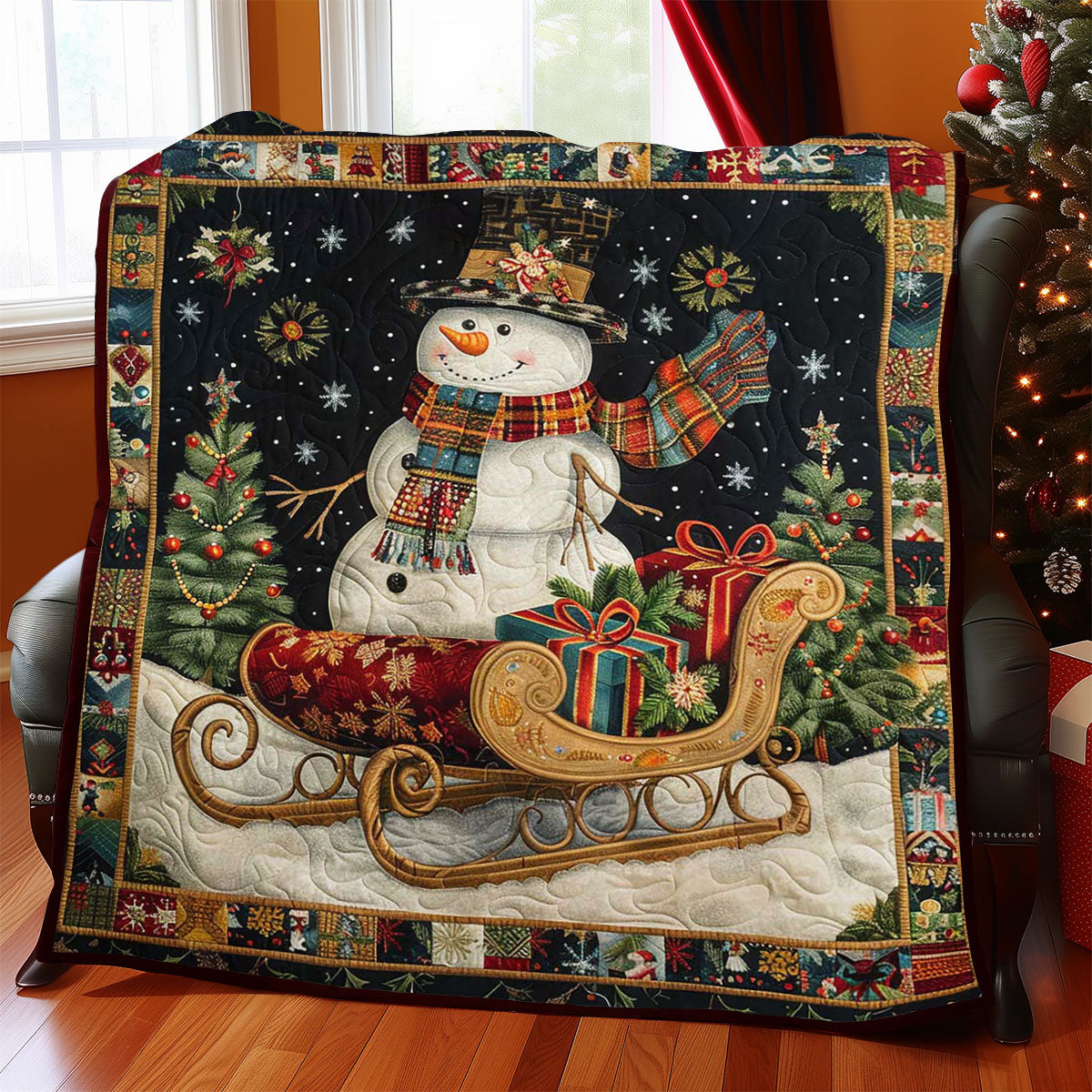 Snowman Gifts WJ2908027CL Quilt