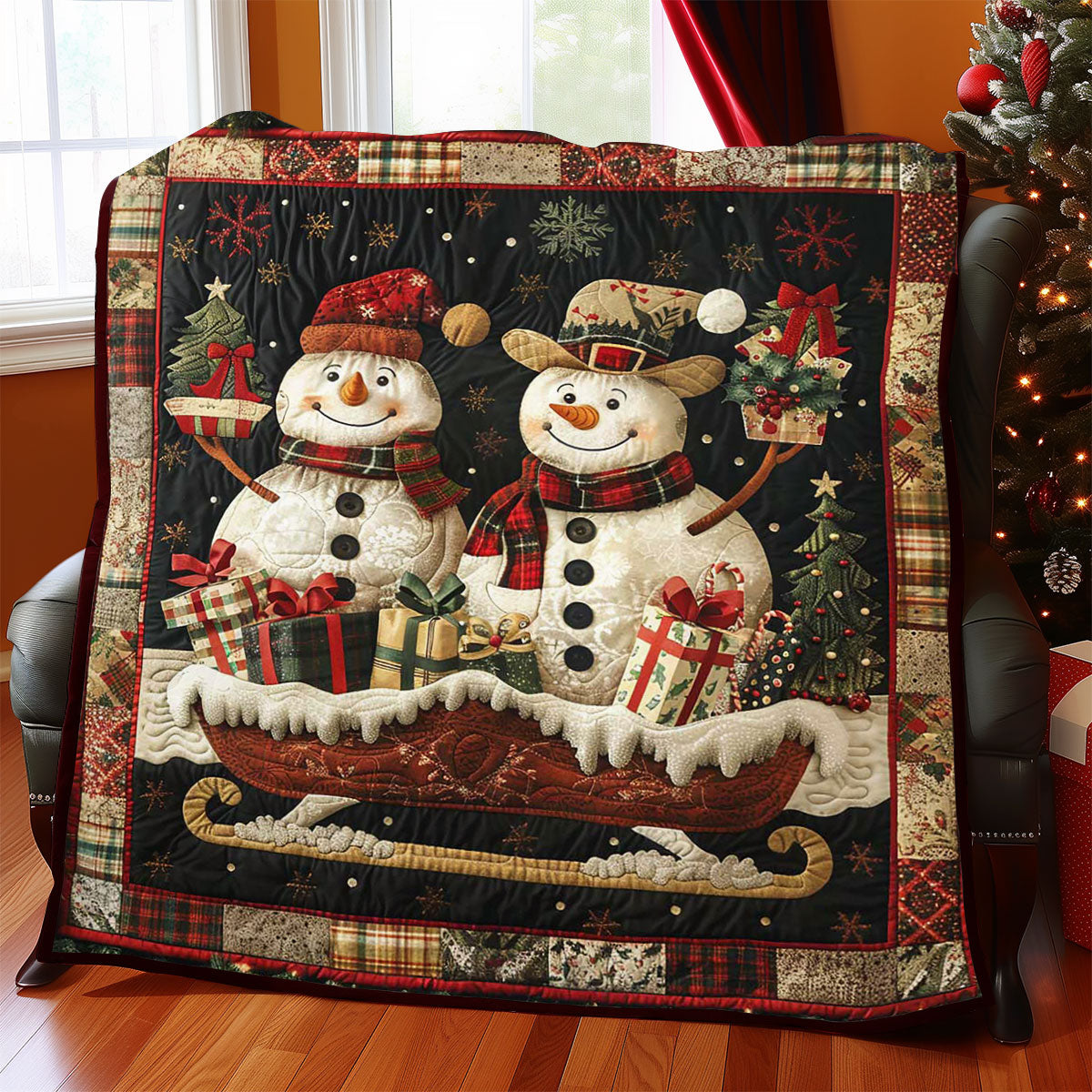 Snowman Gifts WJ2908028CL Quilt