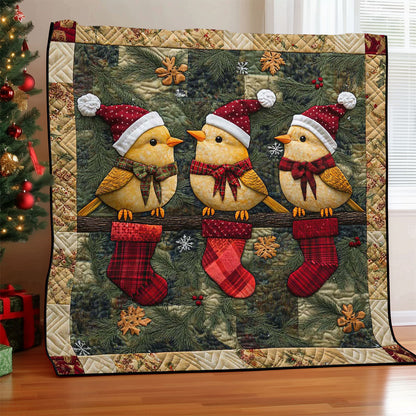 Christmas Bird WJ2408005CL Quilt