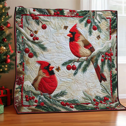 Christmas Cardinal WJ2008013CL Quilt