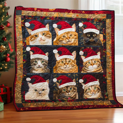 Christmas Cat WJ1608004CL Quilt