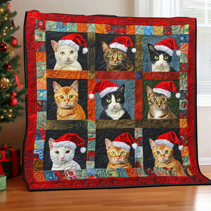 Christmas Cat WJ1608005CL Quilt