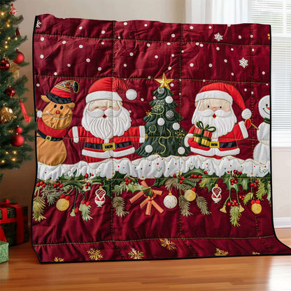 Santa Clause And Snowman WJ2208016CL Quilt