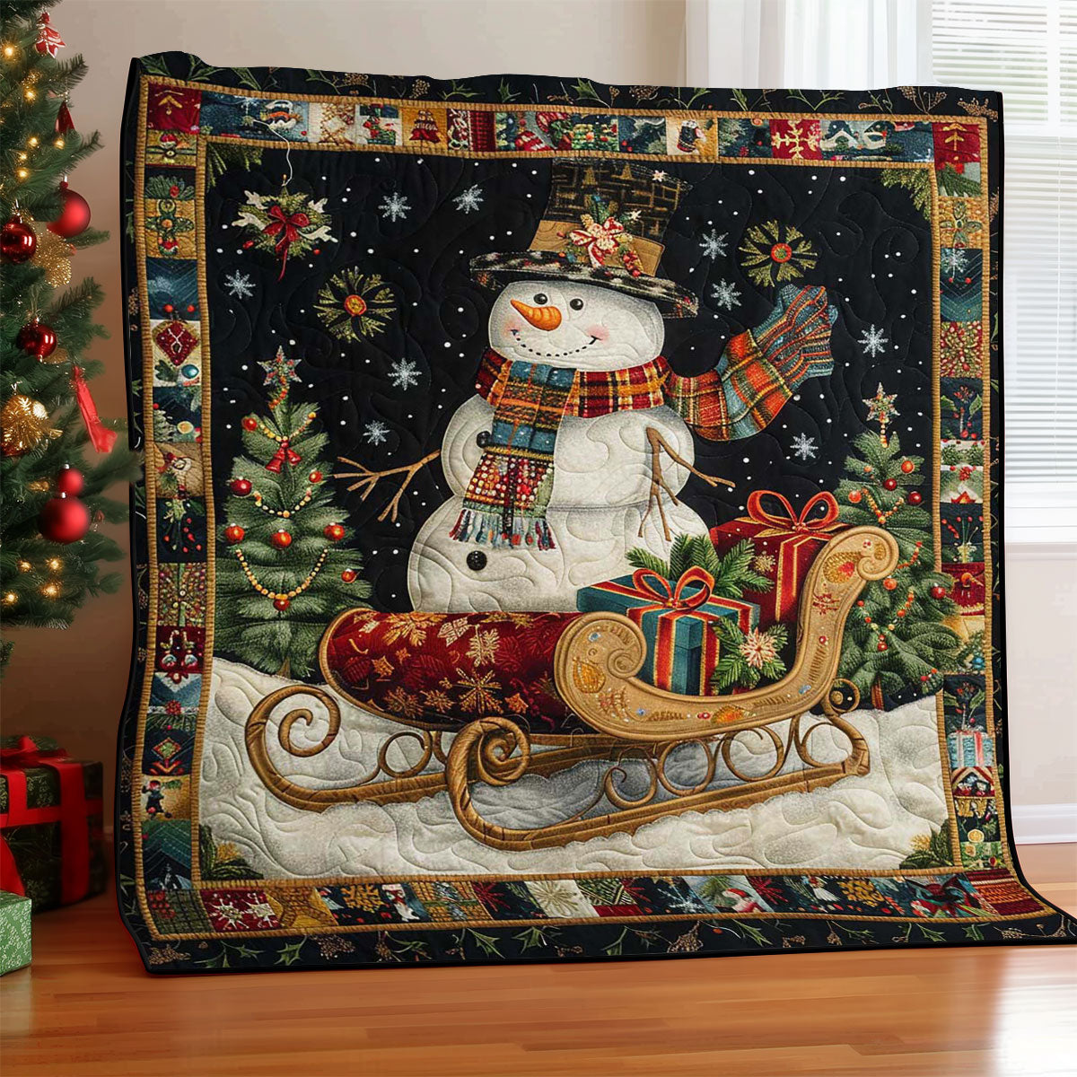 Snowman Gifts WJ2908027CL Quilt