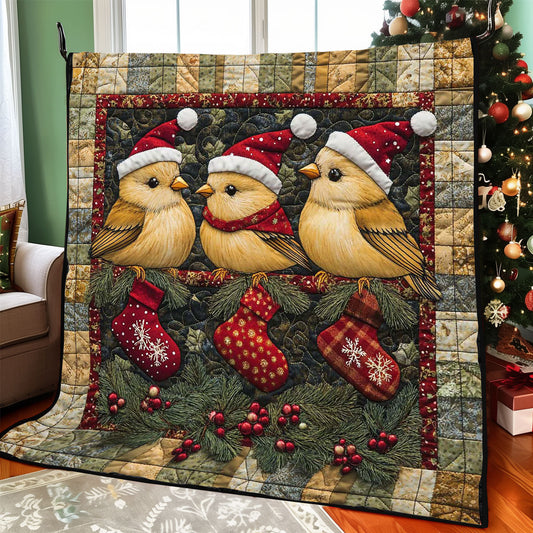 Christmas Bird WJ1308037CL Quilt