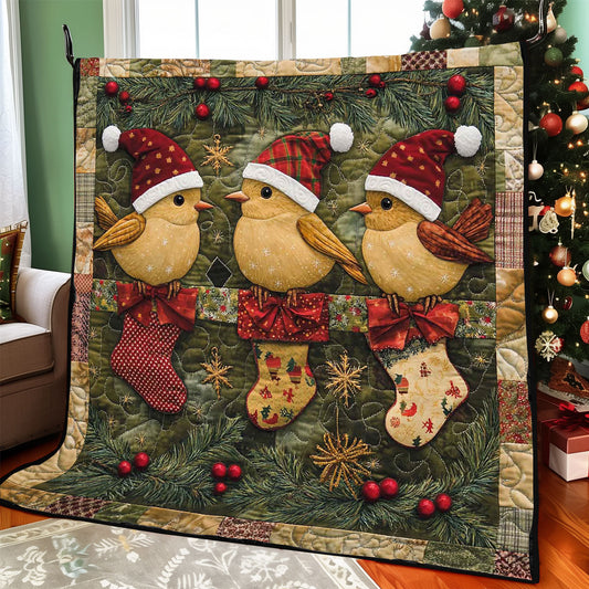 Christmas Bird WJ1308038CL Quilt