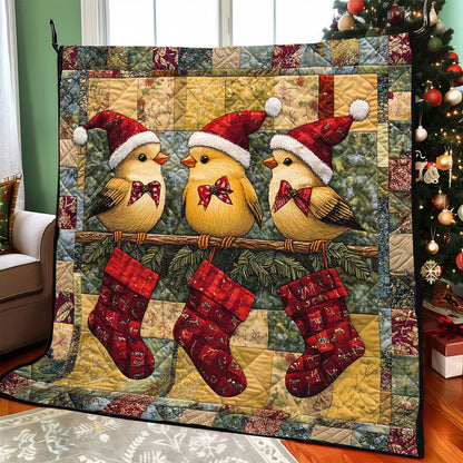 Christmas Bird WJ2408006CL Quilt