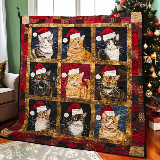 Christmas Cat WJ1608003CL Quilt