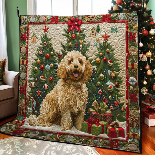 Christmas Dog WJ2708008CL Quilt