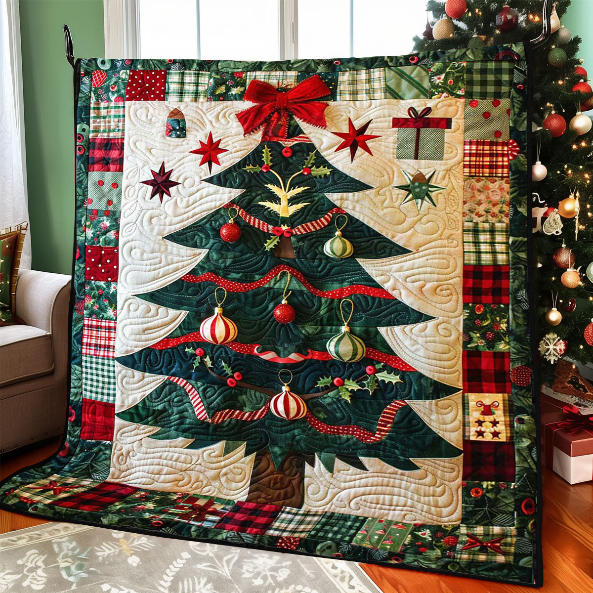 Christmas Tree WJ1009008CL Quilt