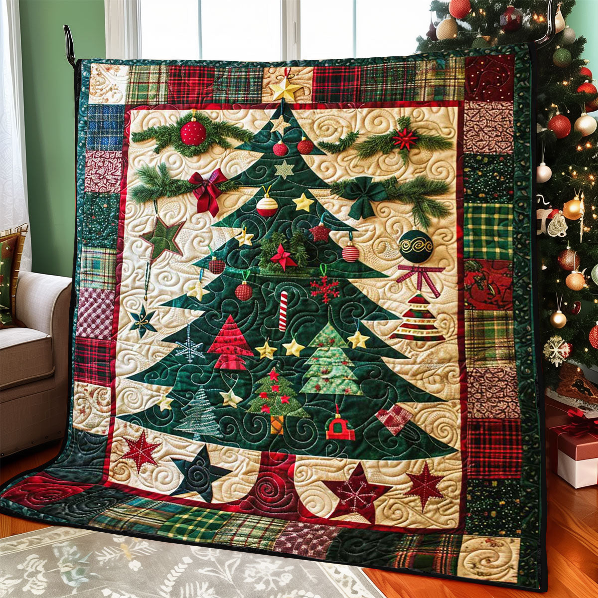 Christmas Tree WJ3008029CL Quilt