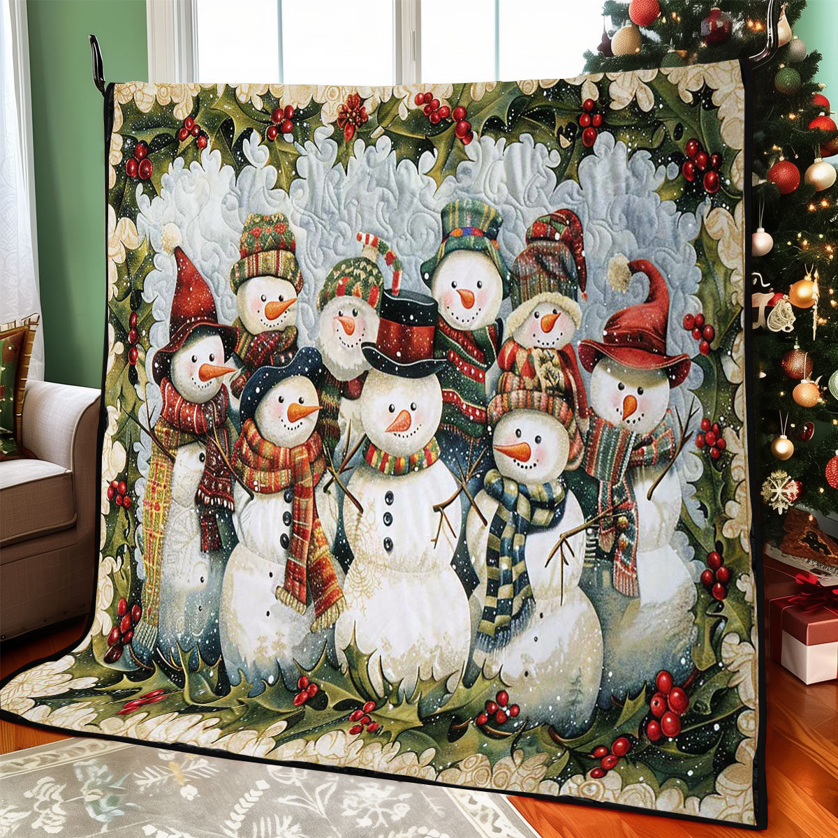 Snowman WJ2108021CL Quilt